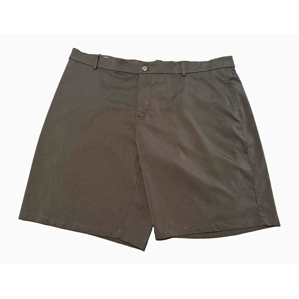Nike Dri-FIT Men's Black Golf Shorts Solid Logo Pockets 42W 10